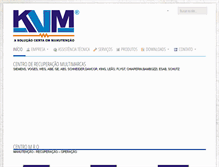 Tablet Screenshot of kvm.com.br